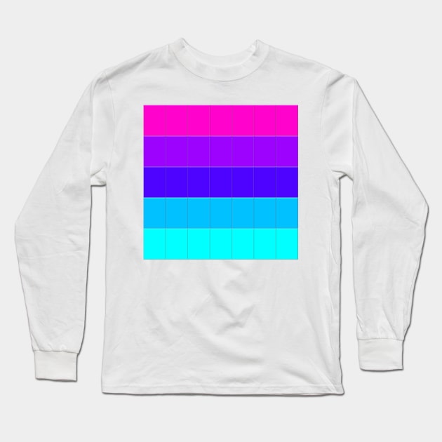 Aesthetic Rectangles Long Sleeve T-Shirt by yayor